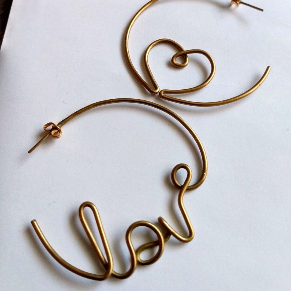 EUC Noonday Collection Love Hoops